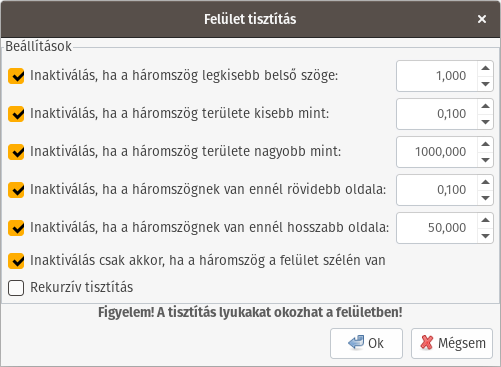felület tisztítás
